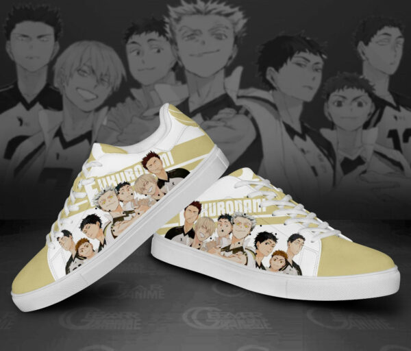 Haikyu Fukurodani Skate Shoes Black Haikyu!! Custom Anime Sneakers 2