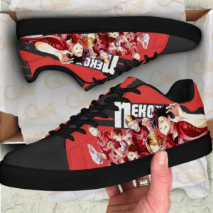 Haikyu Nekoma Skate Shoes Black Haikyu!! Custom Anime Sneakers 6