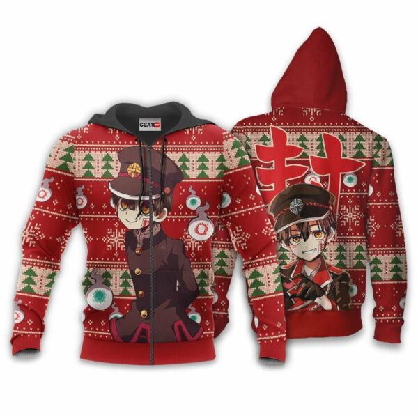Hanako Ugly Christmas Sweater Custom Anime Toilet-bound Hanako-kun XS12 2