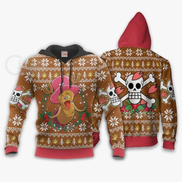 Happy Chopper Ugly Christmas Sweater One Piece Anime Xmas 3