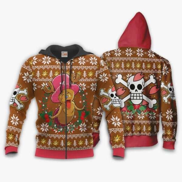 Happy Chopper Ugly Christmas Sweater One Piece Anime Xmas 2