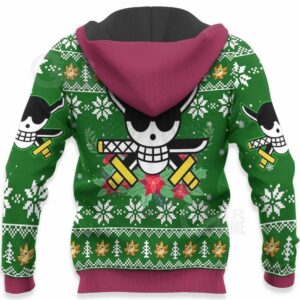 Happy Zoro Ugly Christmas Sweater One Piece Anime Xmas 8