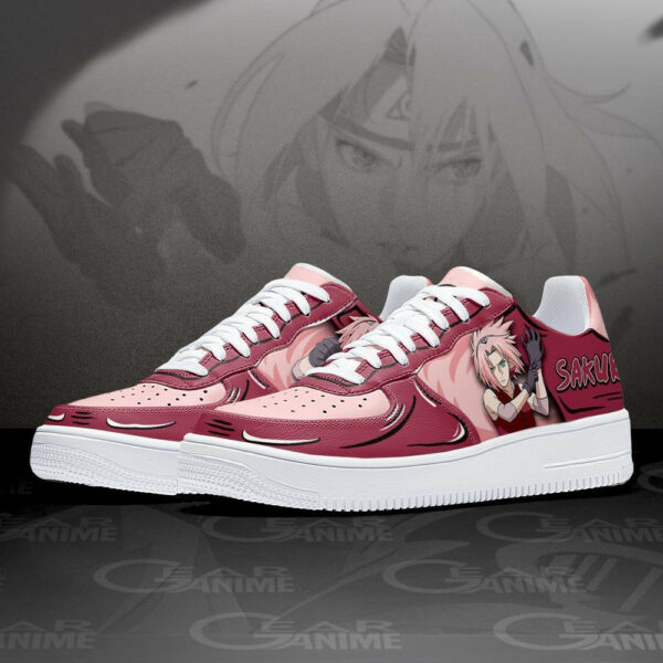 Haruno Sakura Air Shoes Custom Anime Sneakers For Fan 2