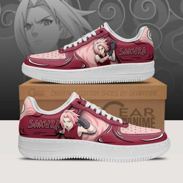 Haruno Sakura Air Shoes Custom Anime Sneakers For Fan 1