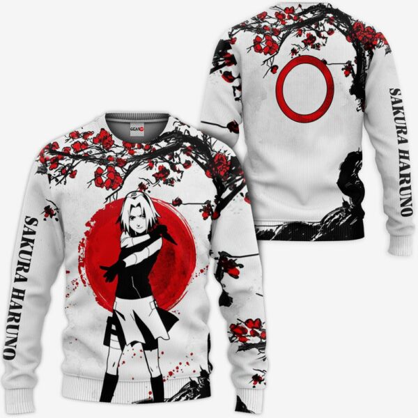 Haruno Sakura Hoodie Japan Style Custom Naruto Anime Shirts 2