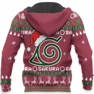 Haruno Sakura Ugly Christmas Sweater Custom Naruto Anime XS12 8