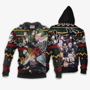 Hashira Team Ugly Christmas Sweater Custom Anime Kimetsu XS12 7