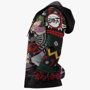 Hashira Team Ugly Christmas Sweater Custom Anime Kimetsu XS12 9