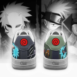 Hatake Kakashi Air Shoes Anbu and Jounin Custom Naruto Anime Sneakers 7