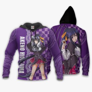 High School DXD Akeno Himejima Hoodie Anime Shirt 8