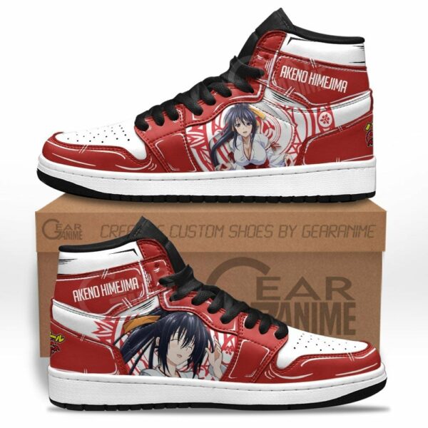 High School DxD Akeno Himejima Shoes Custom Anime Sneakers 1