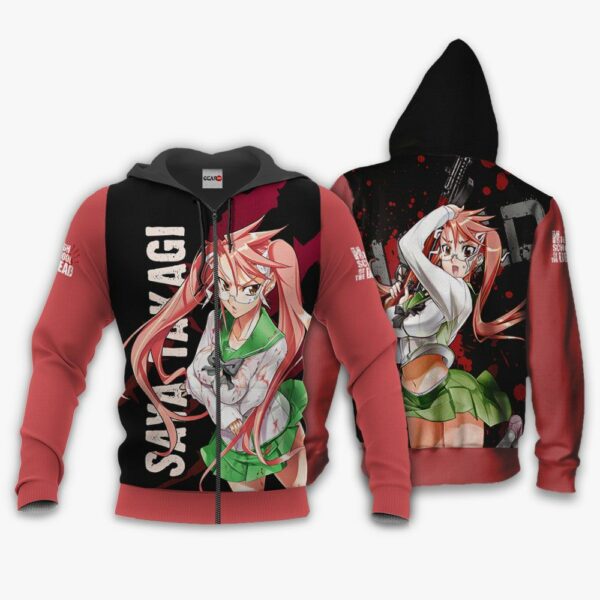 Highschool Of Dead Hoodie Saya Takagi Anime Jacket 1