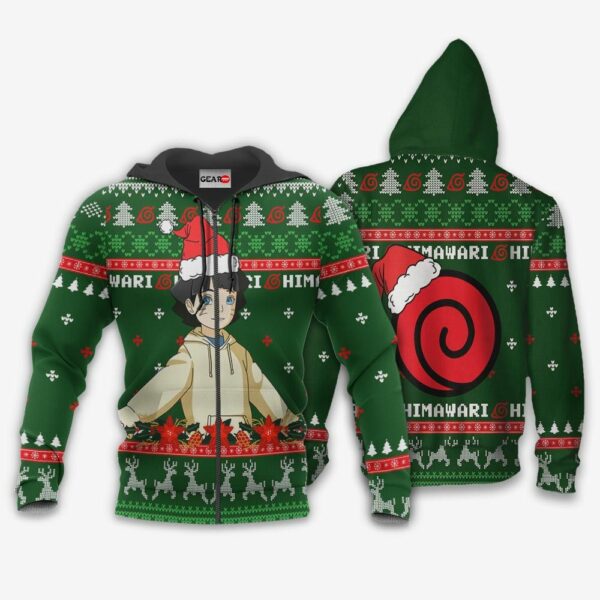 Himawari Uzumaki Ugly Christmas Sweater Custom BRT Anime XS12 2