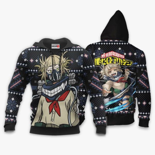 Himiko Toga Ugly Christmas Sweater Custom Anime My Hero Academia XS12 3