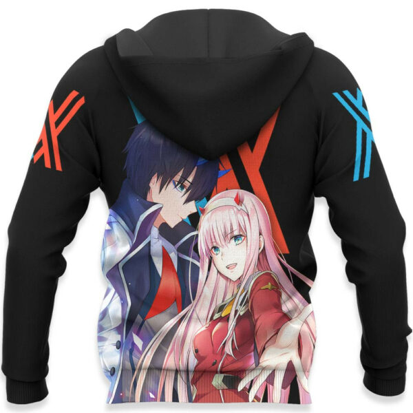 Hiro and Zero Two Hoodie Custom Darling In The Franxx Anime Merch Clothes 5