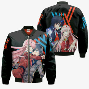 Hiro and Zero Two Hoodie Custom Darling In The Franxx Anime Merch Clothes 9