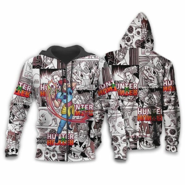 Hisoka HxH Shirt Sweater HxH Anime Hoodie Manga Jacket 1