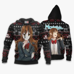 Hori Kyouko Ugly Christmas Sweater Custom Anime Horimiya XS12 7