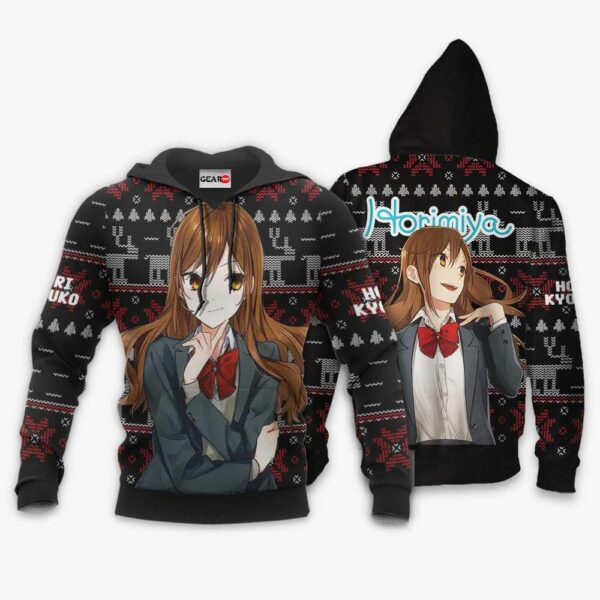 Hori Kyouko Ugly Christmas Sweater Custom Anime Horimiya XS12 3