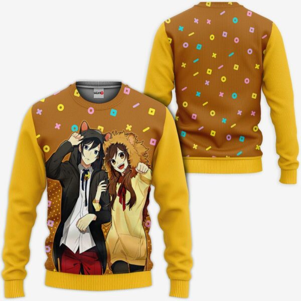 Horimiya Miyamura and Hori Hoodie Shirt Anime Zip Jacket Valentine Gift Idea 2