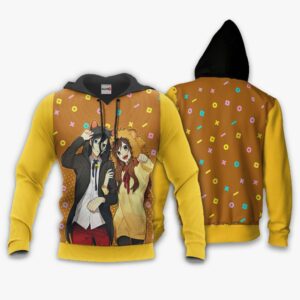 Horimiya Miyamura and Hori Hoodie Shirt Anime Zip Jacket Valentine Gift Idea 8