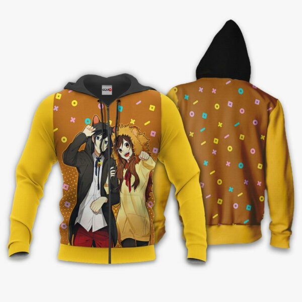 Horimiya Miyamura and Hori Hoodie Shirt Anime Zip Jacket Valentine Gift Idea 1