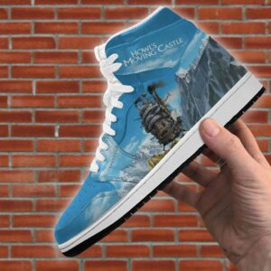 Howl’s Moving Castle Shoes Custom Anime Leather Sneakers 7