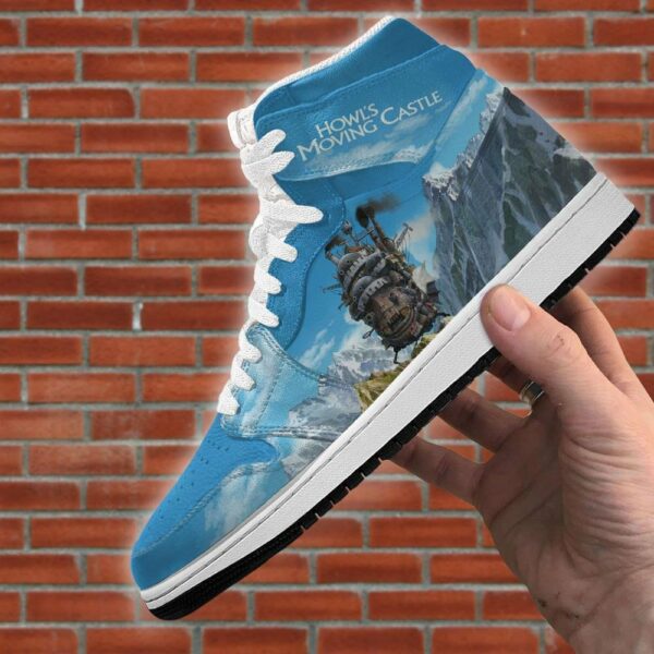 Howl’s Moving Castle Shoes Custom Anime Leather Sneakers 4
