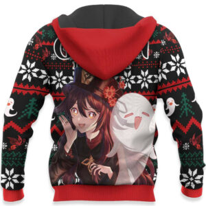 Hu Tao Ugly Christmas Sweater Custom Anime Genshin Impact XS12 8
