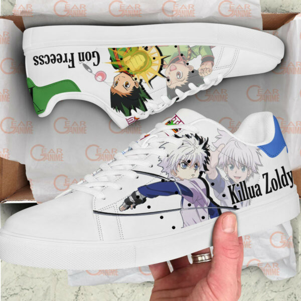 Hunter X Hunter Gon and Killua Skate Shoes Custom Anime Sneakers 2