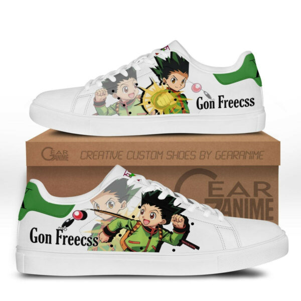 Hunter X Hunter Gon Freecss Skate Shoes Custom Anime Sneakers 1