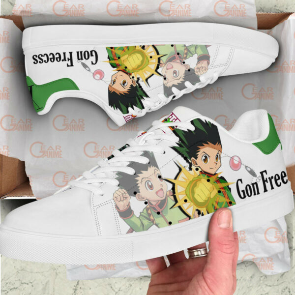 Hunter X Hunter Gon Freecss Skate Shoes Custom Anime Sneakers 2