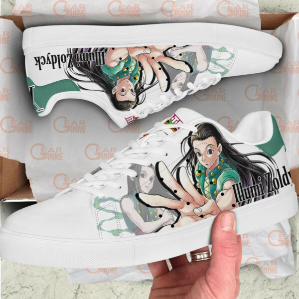 Hunter X Hunter Illumi Zoldyck Skate Shoes Custom Anime Sneakers 2