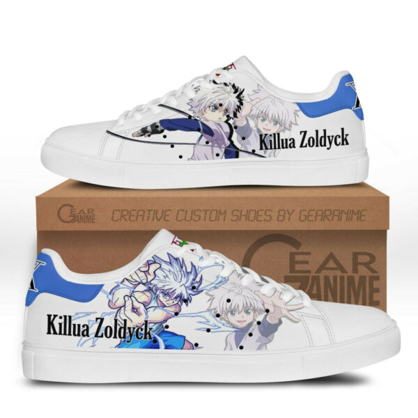 Hunter X Hunter Killua Zoldyck Skate Shoes Custom Anime Sneakers 1