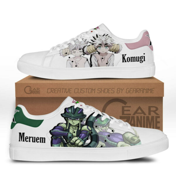 Hunter X Hunter Meruem and Komugi Skate Shoes Custom Anime Sneakers 1