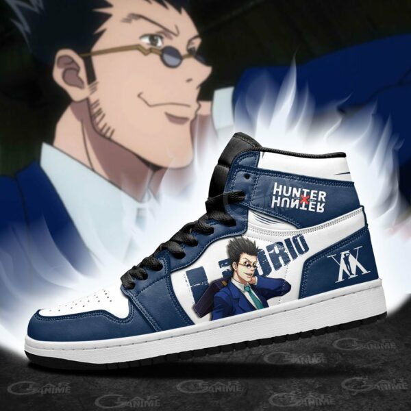 HxH Leorio Shoes Custom Hunter X Hunter Anime Sneakers 4