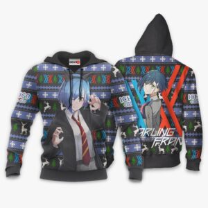 Ichigo Code 015 Ugly Christmas Sweater Custom Anime Darling In The Franxx XS12 7