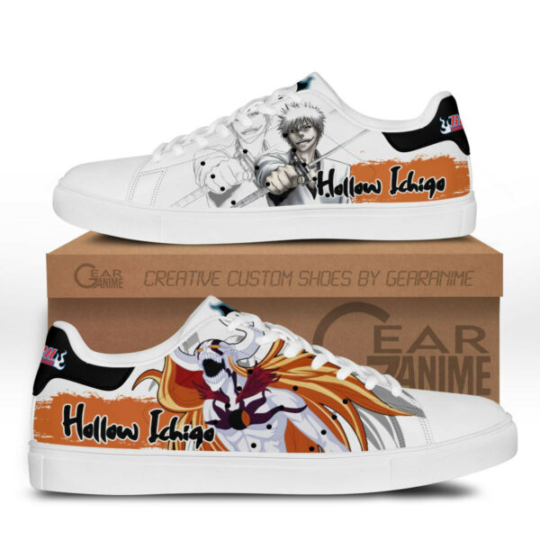 Ichigo Hollow Skate Shoes Custom Anime Bleach Shoes 1