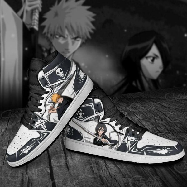 Ichigo Kurosaki And Rukia Kuchiki Shoes Custom Anime Bleach Sneakers 3