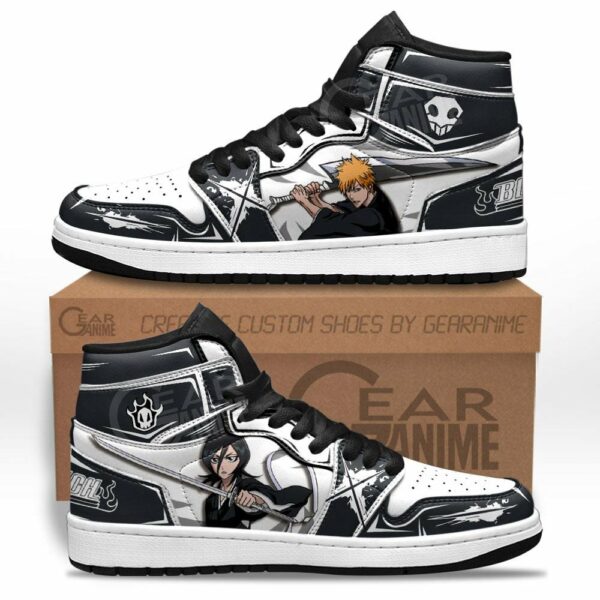 Ichigo Kurosaki And Rukia Kuchiki Shoes Custom Anime Bleach Sneakers 1