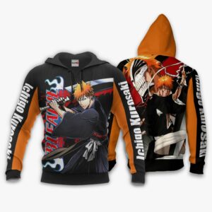 Ichigo Kurosaki Hoodie BL Anime Jacket Shirt 8