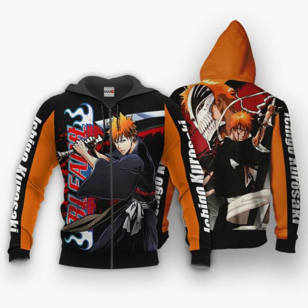 Ichigo Kurosaki Hoodie BL Anime Jacket Shirt 1