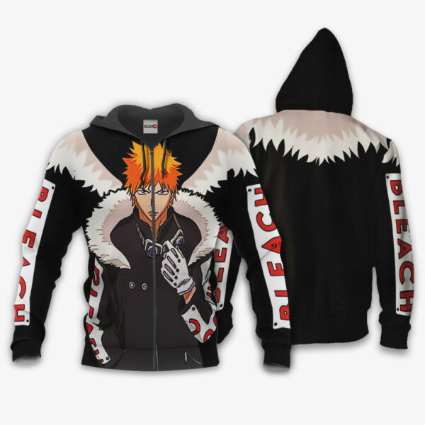 Ichigo Kurosaki Hoodie Custom BL Anime Merch Clothes Jacket Style 1