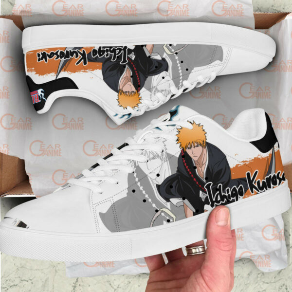 Ichigo Kurosaki Skate Shoes Custom Anime Bleach Shoes 2