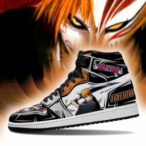Ichigo Shoes Bleach Anime Sneakers Fan Gift Idea MN05 5