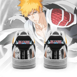 Ichigo Shoes Bleach Anime Sneakers Fan Gift Idea PT05 5