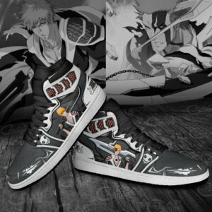 Ichigo True Shikai And Bankai Shoes Custom Anime Bleach Sneakers 6