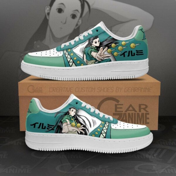 Illumi Zoldyck Air Shoes Custom Hunter X Hunter Anime Sneakers 1