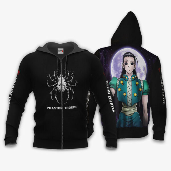 Illumi Zoldyck Phantom Troupe Hoodie Custom HxH Anime Merch Clothes 1