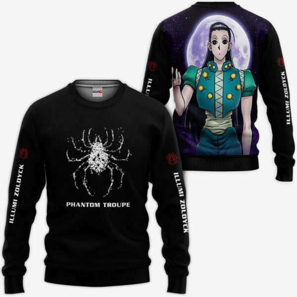 Illumi Zoldyck Phantom Troupe Hoodie Custom HxH Anime Merch Clothes 2